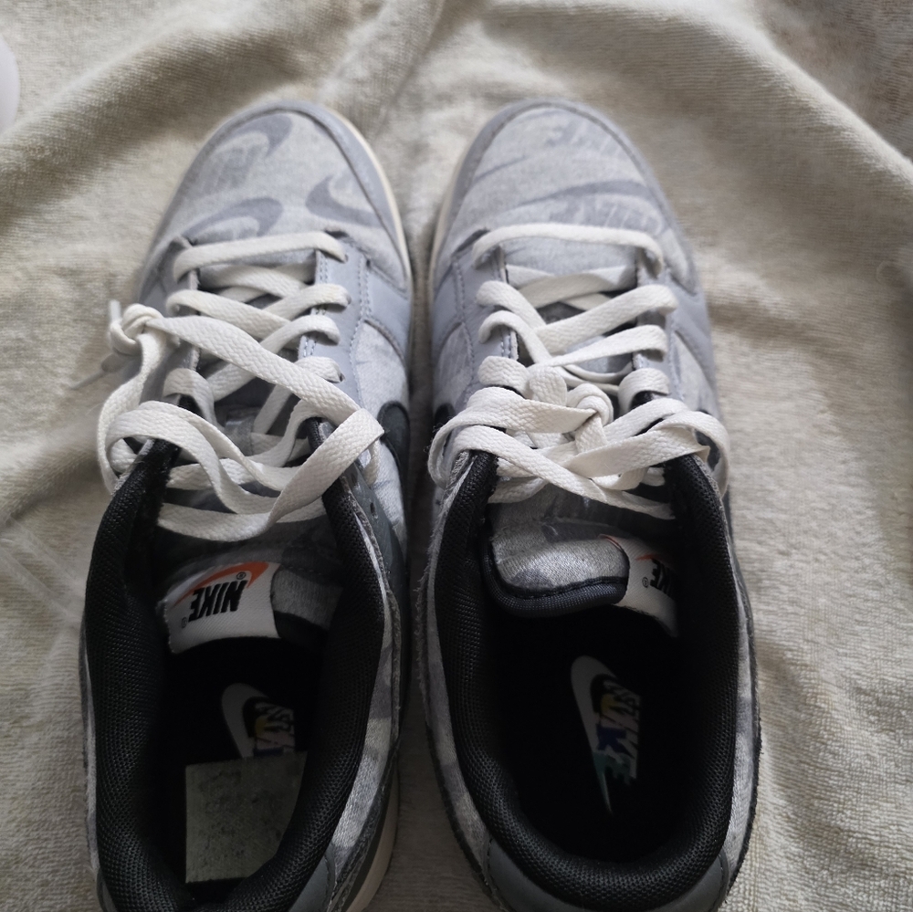 Nike Dunk Low "Copy/paste" Gray Low-Top Men's Sneakers Size 10m - Picture 7 of 7